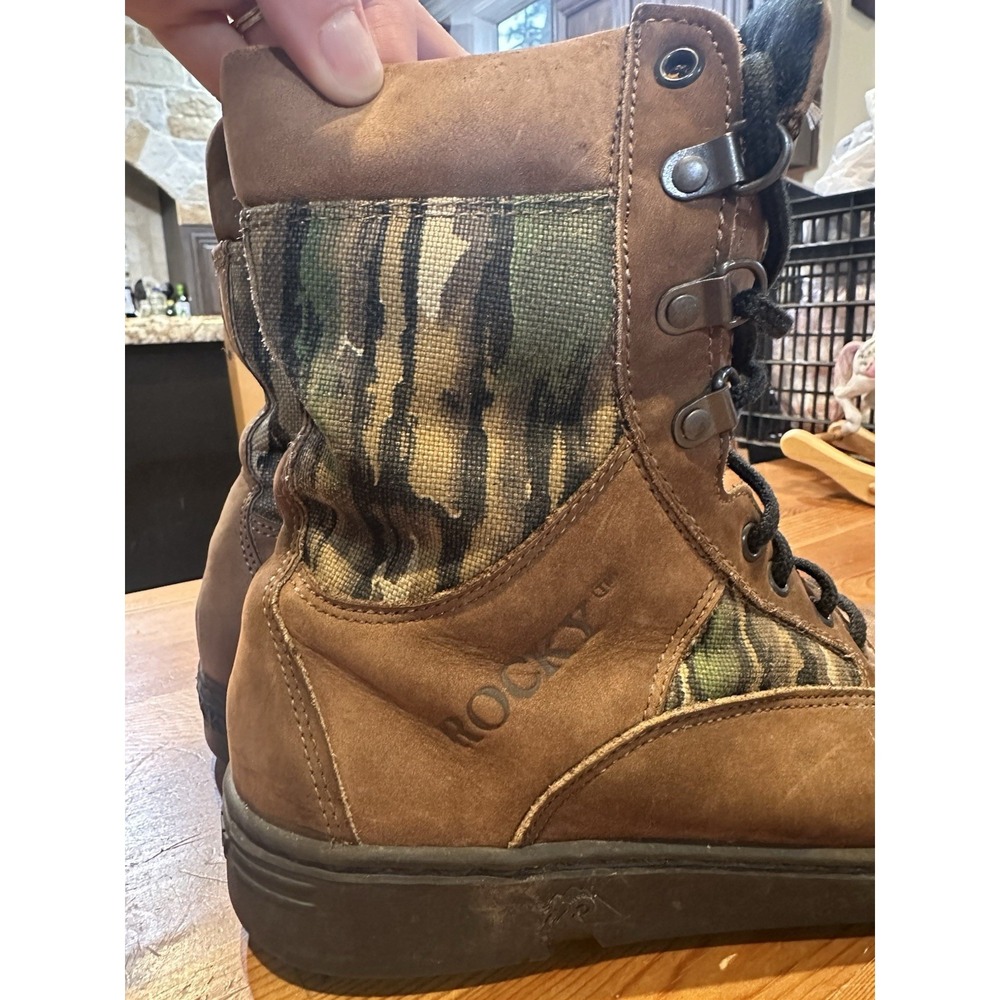 Rocky Safari Unisex‎ Boots Size 8 M Brown Camo Hunting Hiking - Picture 5 of 9